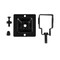 Nuvo Iron Legacy Collection Wall Brackets, Powder Coated Black, Used for mount a 2x2 to a wall, 2PK WMBRTXB - alternate 6